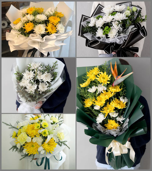 江苏淮安淮安区顺河镇白事花束代送
